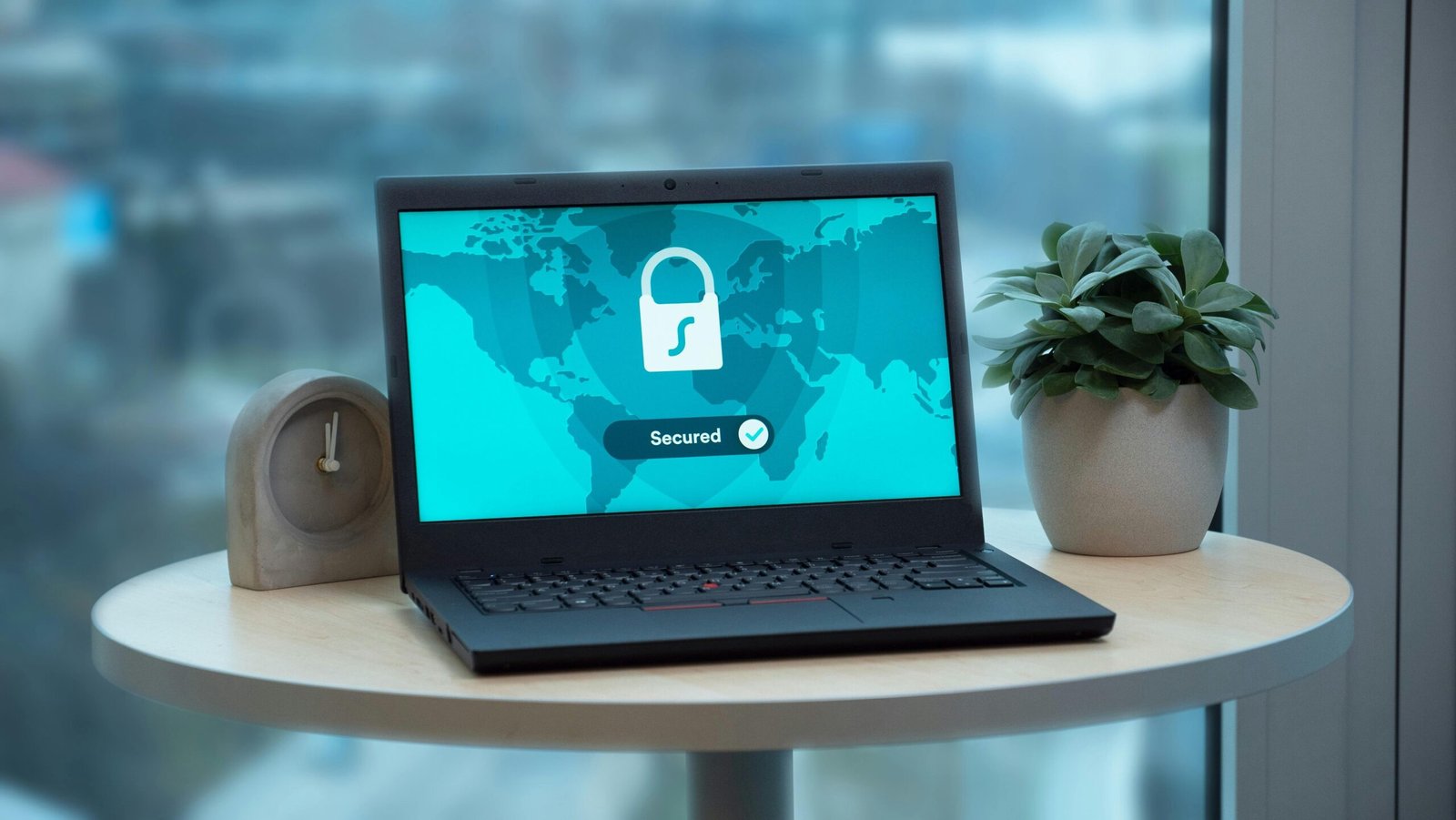 Cybersecurity Lock Screen