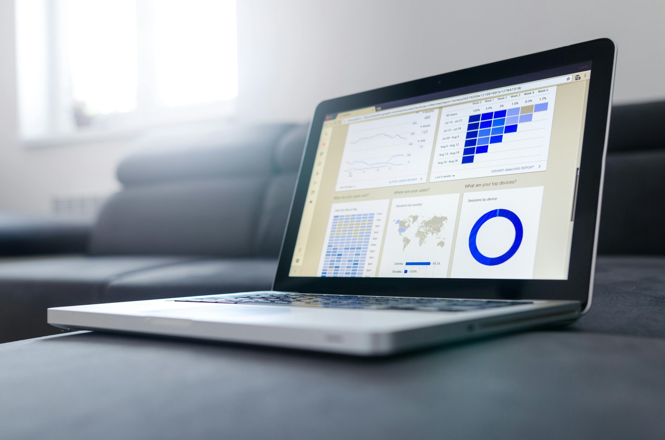 Screenshot of an incident reporting dashboard